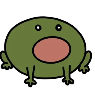 Стикер Лягушки by @shiZiK_art - 4