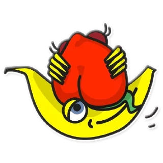 Стикер Fruit party @stickersb2b - 3