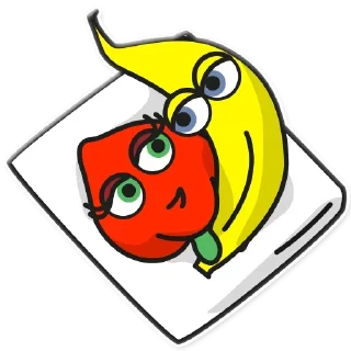 Стикер Fruit party @stickersb2b - 2