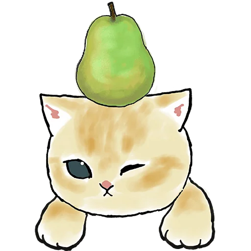 Sticker Fruit_costume_Nyasticks - 1