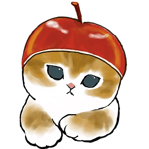 Sticker Fruit_costume_Nyasticks - 1