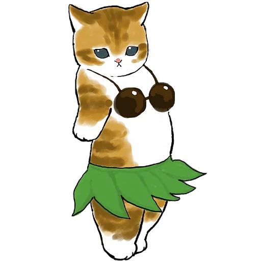 Sticker Fruit_costume_Nyasticks - 1