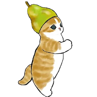 Sticker Фруктовые котята @Nyasticks - 3