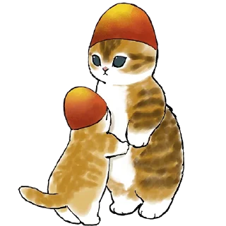 Sticker Фруктовые котята @Nyasticks - 5