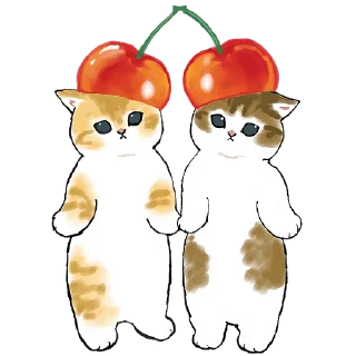 Sticker Фруктовые котята @Nyasticks - 1