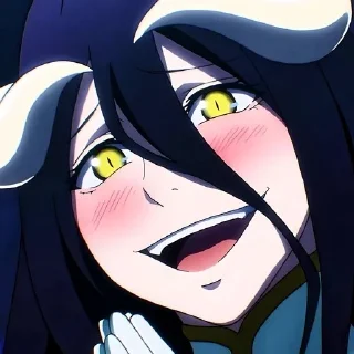 Стикер Оверлорд @anime_sticks - 5