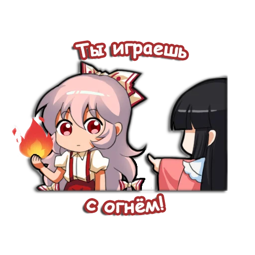 Sticker Touhou Fuji-chan - 6