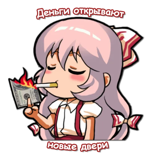 Sticker Touhou Fuji-chan - 4