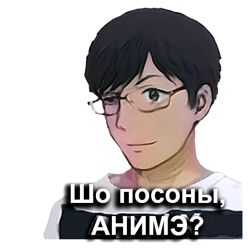 human face anime cartoon