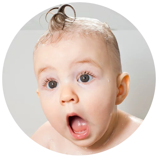 toddler baby human face