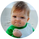 Funny Baby - human face