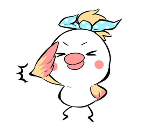 Sticker Funny Bird - 9