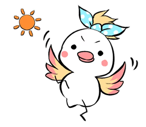 Sticker Funny Bird - 6