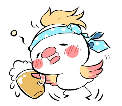 Sticker Funny Bird - 5