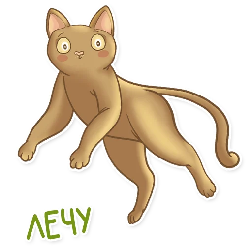 Sticker Funny_Abyssinian - 1