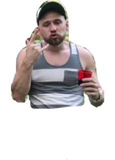 Sticker Чикиряпа нау тупица - 1