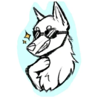 Sticker Фурри - 0