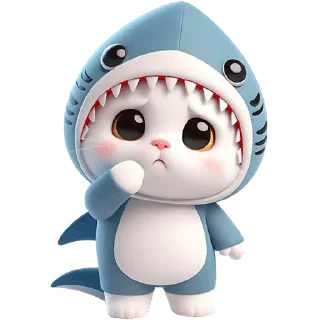 Стикер Furry Sharks @SbornikStickers - 2