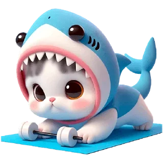 Стикер Furry Sharks @SbornikStickers - 1