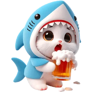 Стикер Furry Sharks @SbornikStickers - 0