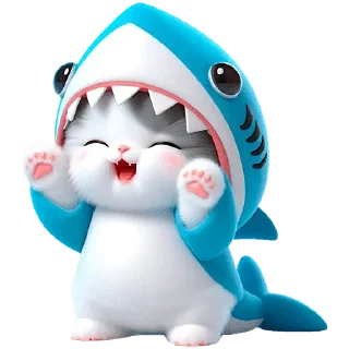 Стикер Furry Sharks @SbornikStickers - 3