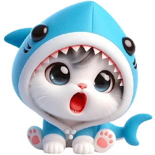 Стикер Furry Sharks @SbornikStickers - 5