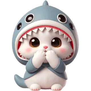 Стикер Furry Sharks @SbornikStickers - 11
