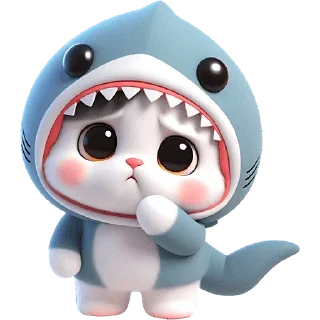 Стикер Furry Sharks @SbornikStickers - 7