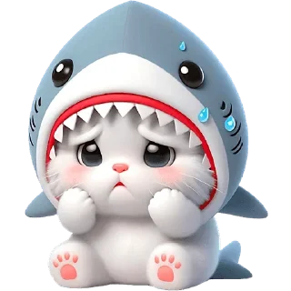 Стикер Furry Sharks @SbornikStickers - 8
