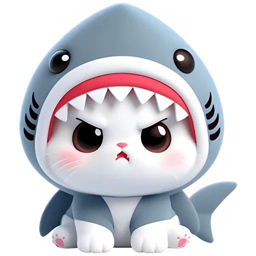 Furry Sharks 2 @SbornikStickers - 