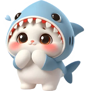 Sticker Furry Sharks 2 @SbornikStickers - 6