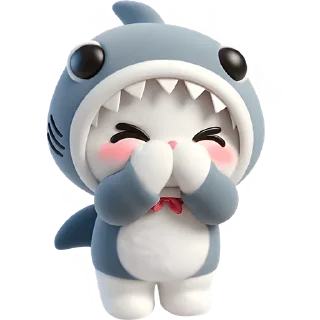 Sticker Furry Sharks 2 @SbornikStickers - 0