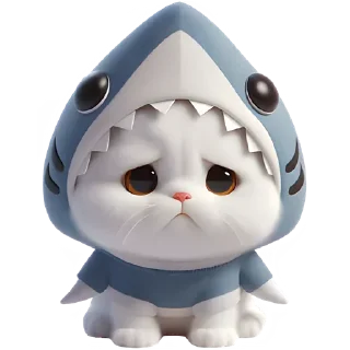 Sticker Furry Sharks 2 @SbornikStickers - 3