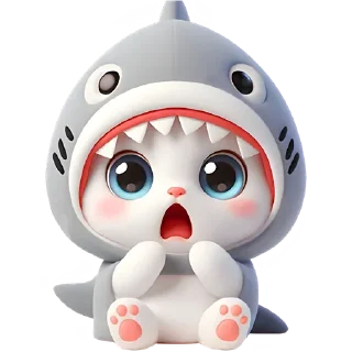 Sticker Furry Sharks 2 @SbornikStickers - 9