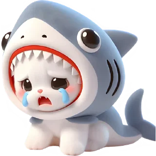 Sticker Furry Sharks 2 @SbornikStickers - 2