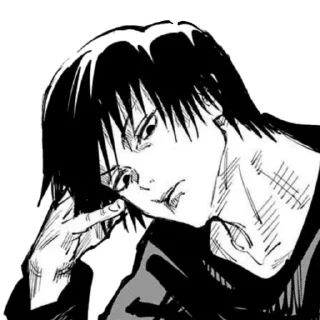 Sticker Toji Fushiguro Sticker @isnthere - 1