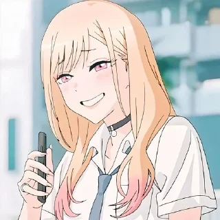 Sticker Эта фарфоровая кукла @anime_stickerr - 7