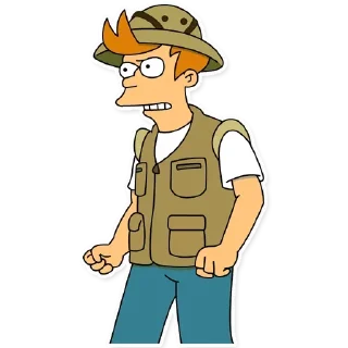 Sticker Futurama @stickersb2b - 2
