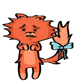 Sticker Кот Фуня от @kyrancha - 11