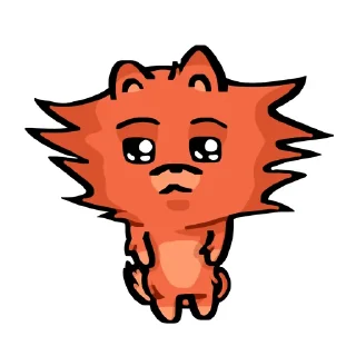 Sticker Кот Фуня от @kyrancha - 9