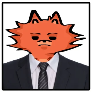 Sticker Кот Фуня от @kyrancha - 3