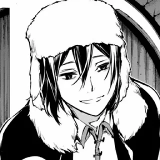 Sticker Fyodor dostoevsky manga - @Millkyberry - 8