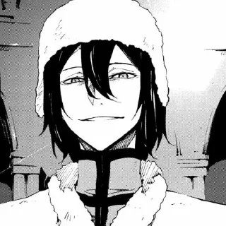 Sticker Fyodor dostoevsky manga - @Millkyberry - 3