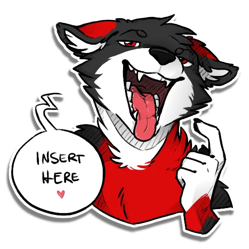 Sticker Fyrien the Fire Wolf - 7