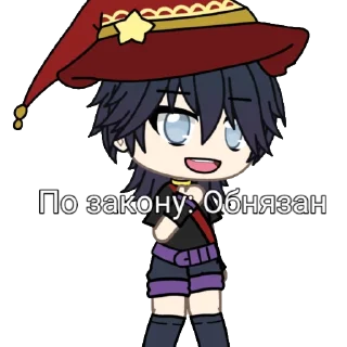 Стикер ГАЧИ МУЧИ С СКАРАМУЧЧЕЙ - 8