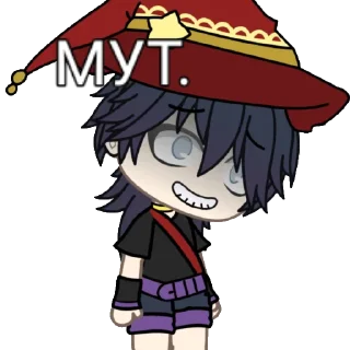 Стикер ГАЧИ МУЧИ С СКАРАМУЧЧЕЙ - 3