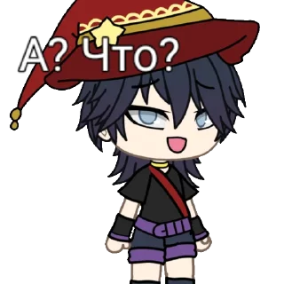 Стикер ГАЧИ МУЧИ С СКАРАМУЧЧЕЙ - 1