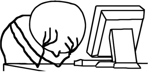 эскиз рисование силуэт