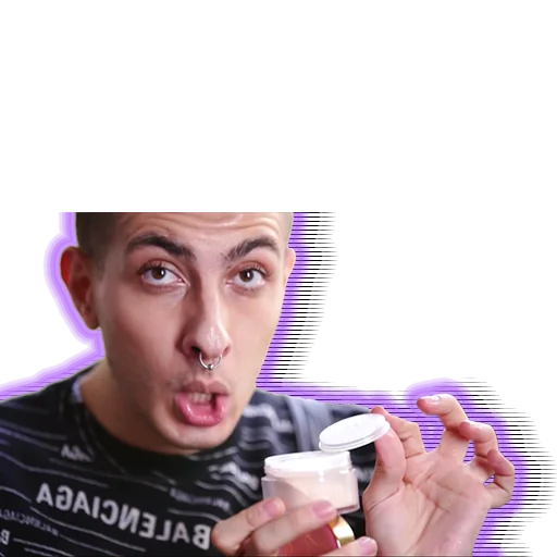 person human face finger