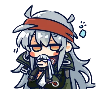 Sticker Girls' Frontline Official - 11